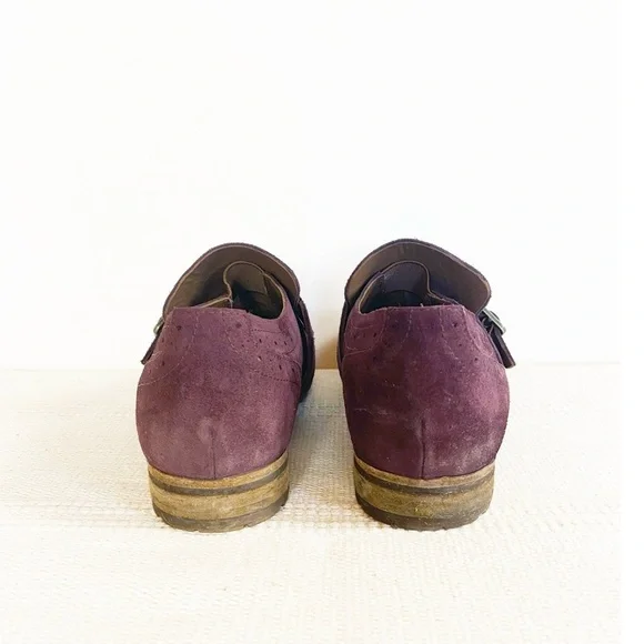 KORK EASE Bailey Leather Loafers in Cranberry Womens size 10